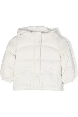 Moncler Ebre logo-embroidered padded jacket