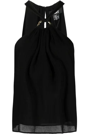DKNY Halterneck georgette blouse
