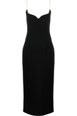 Paris Georgia Sweatheart-neck maxi dress
