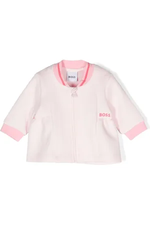 HUGO BOSS Stripe-collar piqu?? cardigan