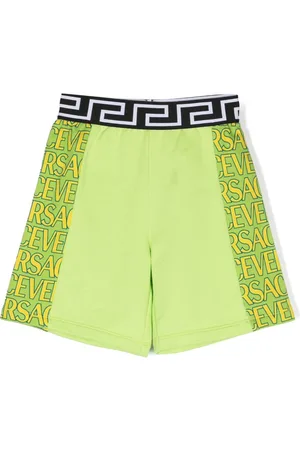 VERSACE Logo-print Bermuda shorts