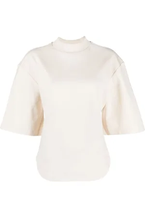 The Attico Open-back cotton T-shirt