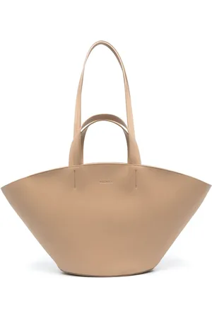 Patrizia Pepe Trapeze leather tote bag