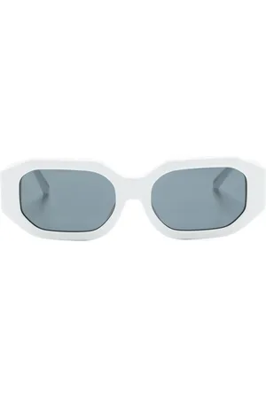 Linda Farrow X The Attico Irene hexagonal-frame sunglasses