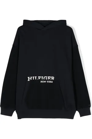 Tommy Hilfiger Logo-print cotton hoodie