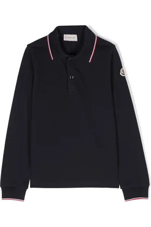 Moncler Logo-patch cotton polo shirt
