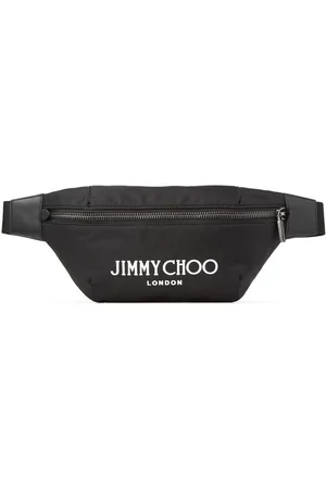 Jimmy Choo Finsley logo-print belt bag