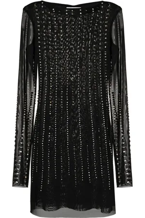 Patrizia Pepe Crystal-embellished minidress