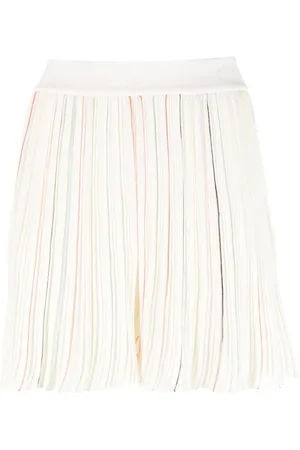 Sonia by Sonia Rykiel Contrast-stripe pleated shorts