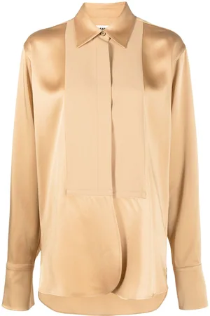 Jil Sander Satin-finish panelled shirt