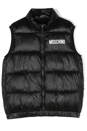 Moschino Logo-print padded gilet