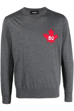 Dsquared2 Maple leaf-motif jumper