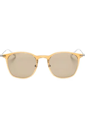 Montblanc Round-frame tinted sunglasses