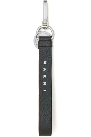 Marni Logo-print leather keyring