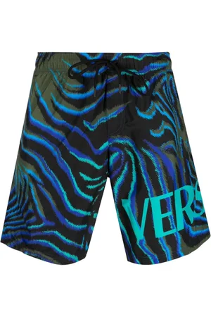 MCM Monogram-print Drawstring Swim Shorts - Farfetch