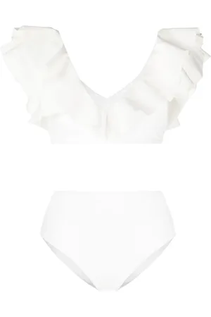 Maygel Coronel Mila ruffle-detail bikini
