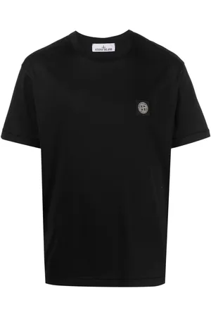 Stone Island Compass-patch cotton T-shirt