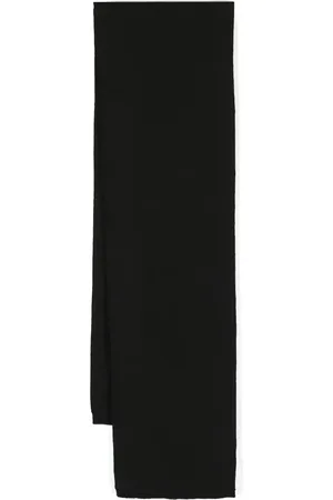Moschino Logo-intarsia wool-blend scarf
