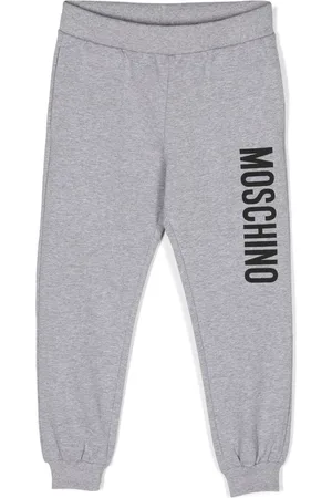 Moschino Logo-print cotton track pants