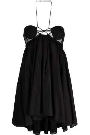 Nensi Dojaka Halterneck cut-out minidress
