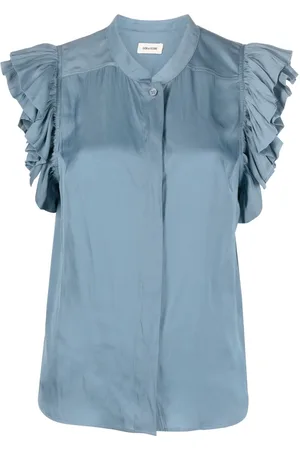 Zadig & Voltaire Ruffled-sleeve blouse