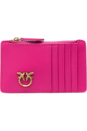 Pinko Logo-plaque leather wallet