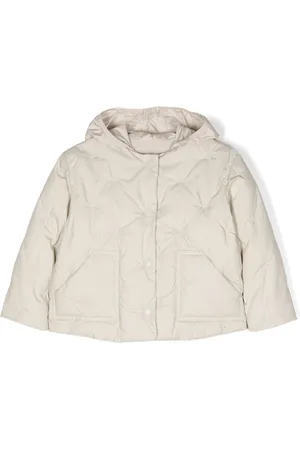 BONPOINT Detachable-hood padded jacket