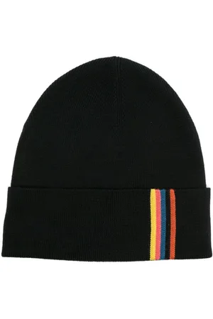 Paul Smith Stripe-detail wool beanie