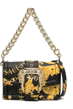 VERSACE Chain Couture faux-leather crossbody bag