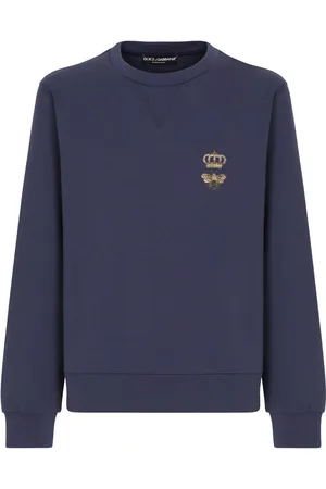 Dolce & Gabbana Bee-embroidered cotton sweatshirt