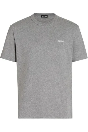 Ermenegildo Zegna Logo-embroidered cotton T-shirt