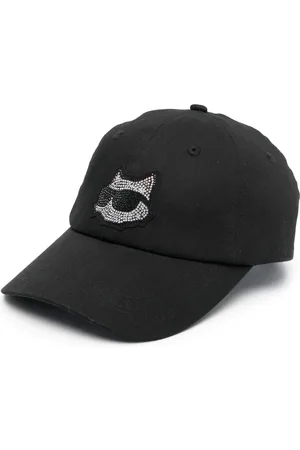 Karl Lagerfeld Ikon Choupette embellished baseball cap