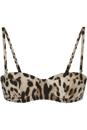 Dolce & Gabbana Leopard-print balconette bikini top