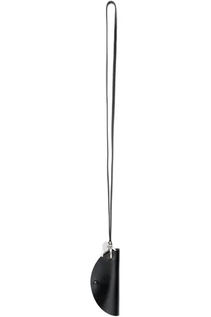 Jil Sander Wrist-strap leather keyring