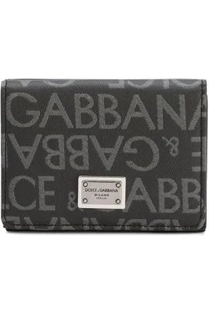 Dolce & Gabbana Logo-plaque Cardholder in Black for Men