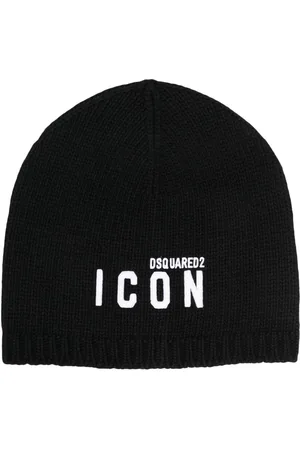 Dsquared2 Logo-embroidered wool beanie