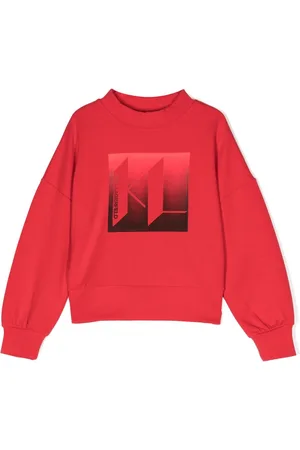 Karl Lagerfeld Logo-print cotton-blend sweatshirt