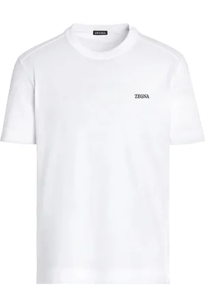 Ermenegildo Zegna Logo-embroidered cotton T-shirt