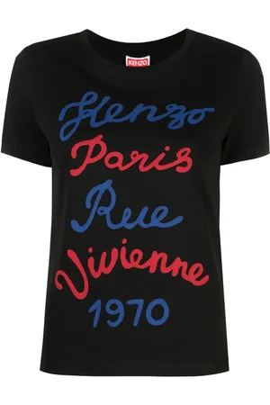 Kenzo Slogan-print cotton T-shirt