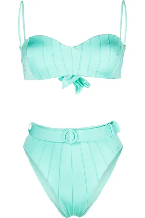 Noire Swimwear High-waist belted bikini set