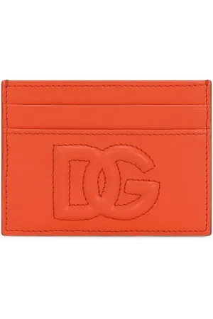 Dolce & Gabbana Logo-embossed leather cardholder