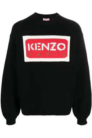 Kenzo Logo-detail knit jumper