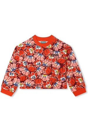 Kenzo Logo-embroidered cotton sweatshirt