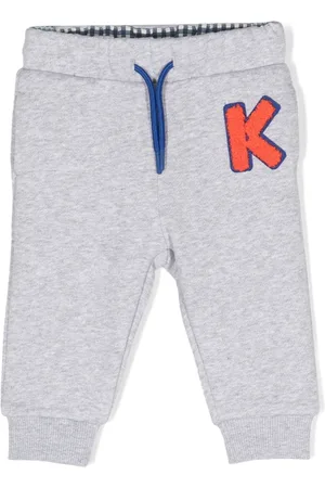 Kenzo Logo-embroidered drawstring leggings