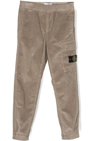 Stone Island Compass-badge corduroy trousers