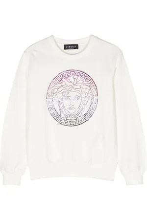 VERSACE Medusa Head-motif cotton sweatshirt
