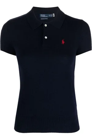 Ralph Lauren Logo-embroidered cashmere polo shirt