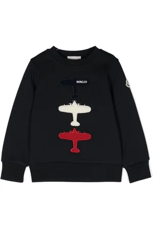 Moncler Logo-embroidered crew-neck sweatshirt