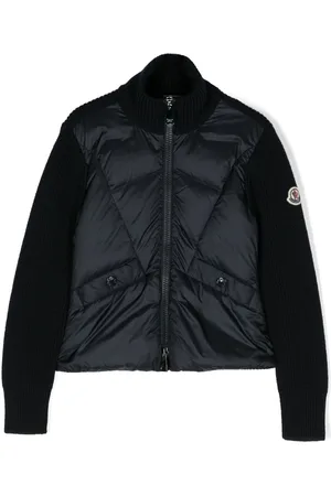 Moncler Logo-patch wool padded jacket