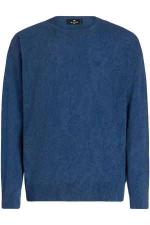 Etro Logo-embroidered wool jumper
